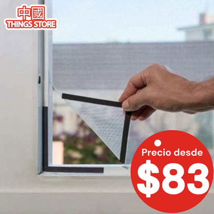 Cortina mosquitero para ventana 1.8 × 1.5 metros