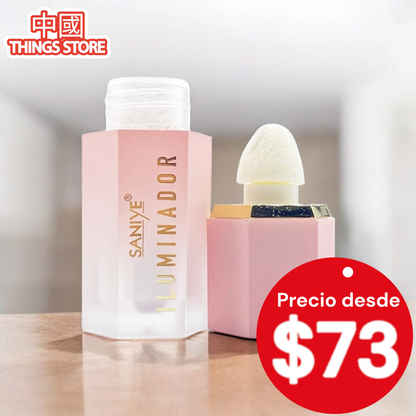 Iluminador con esponja