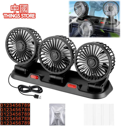 Ventilador de coche 3 en 1