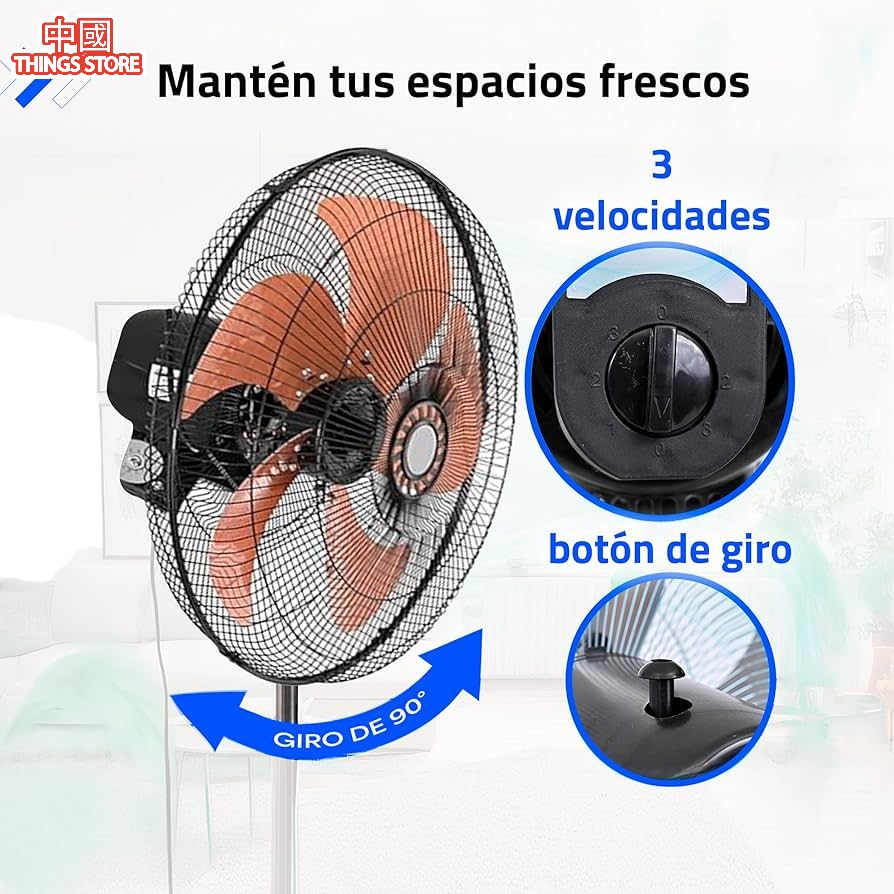 Ventilador de 5 aspas