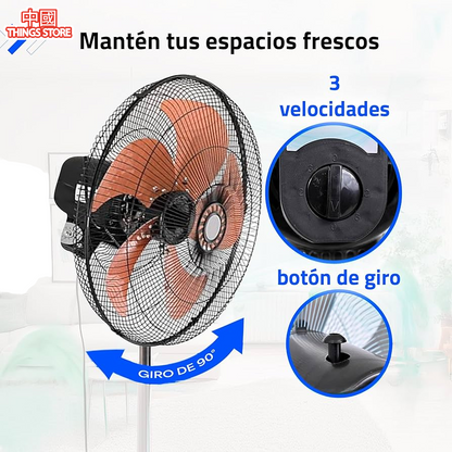 Ventilador de 5 aspas