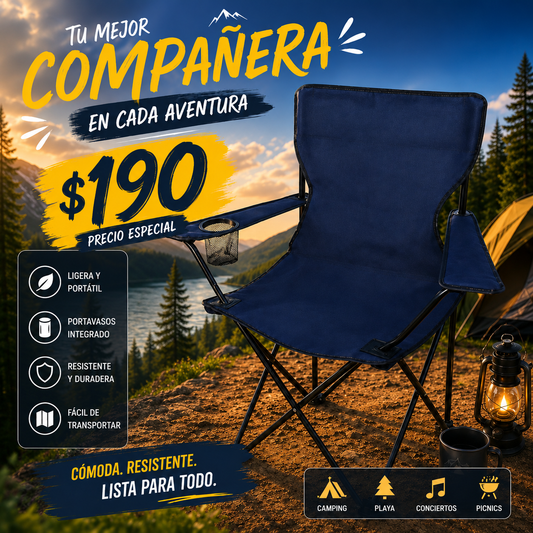Silla de camping 🌲