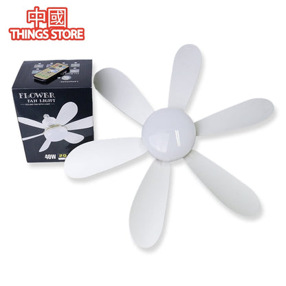 Foco ventilador con aspas