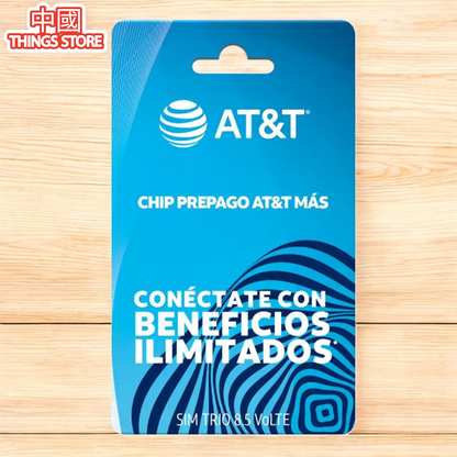 Chips AT&, telcel y mas