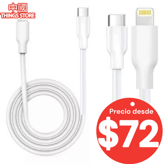 Cable tipo C a IP 1m promoción 3X2