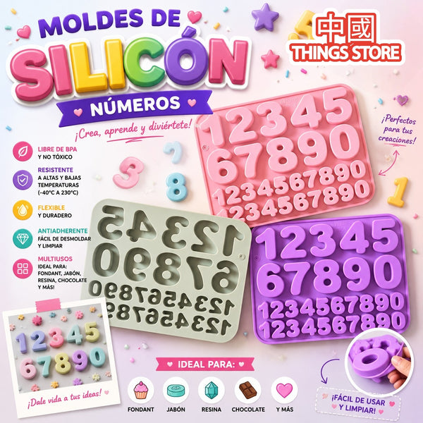 Moldes de silicón