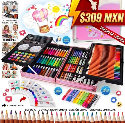 Estuche de metal de colores