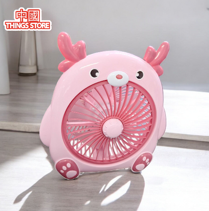 Ventilador de capibara y ajolote