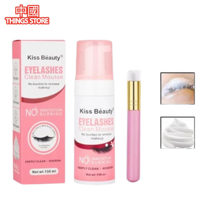 Espuma limpiadora de pestañas