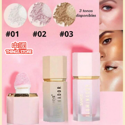 Iluminador con esponja