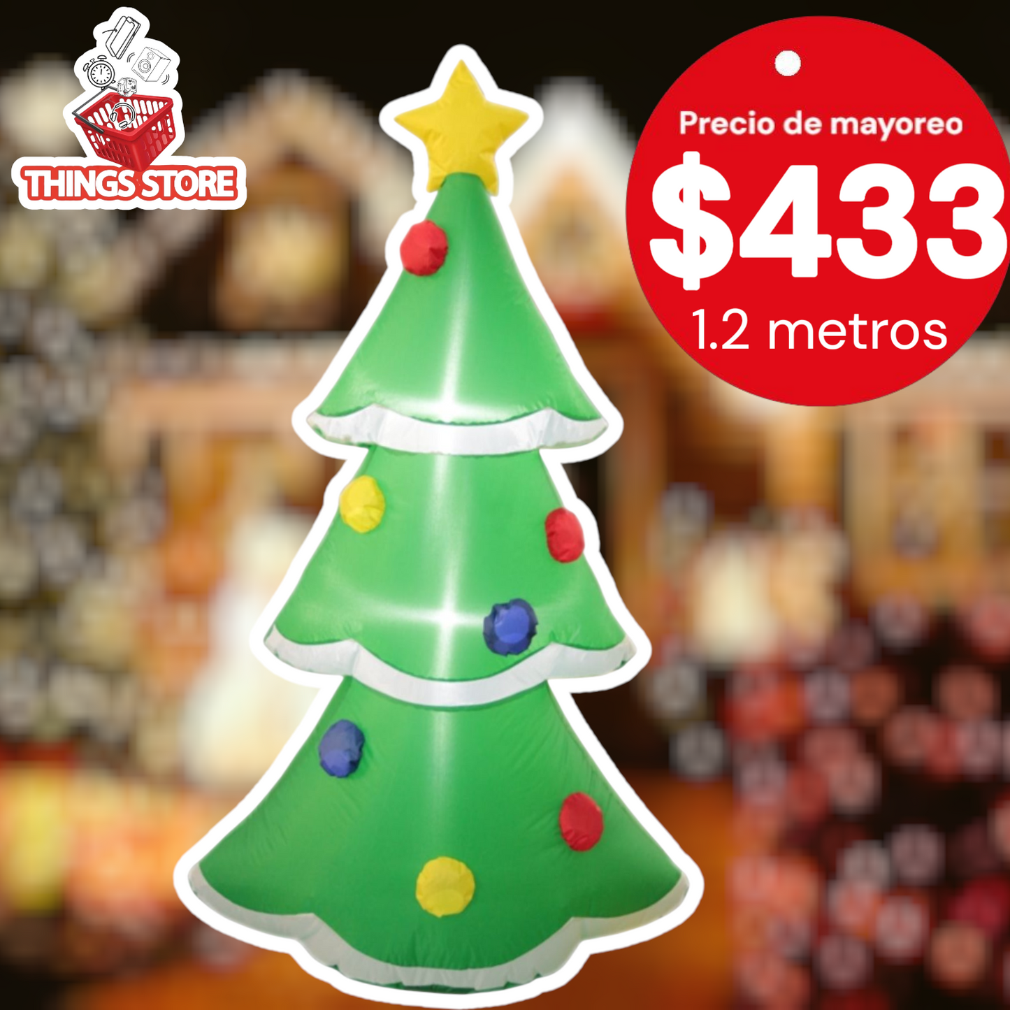 Árbol navideño inflable