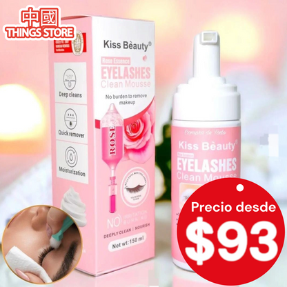 Espuma limpiadora de pestañas