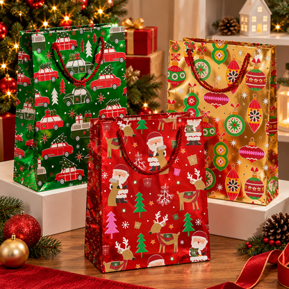 Bolsa navideña mediana 🎄