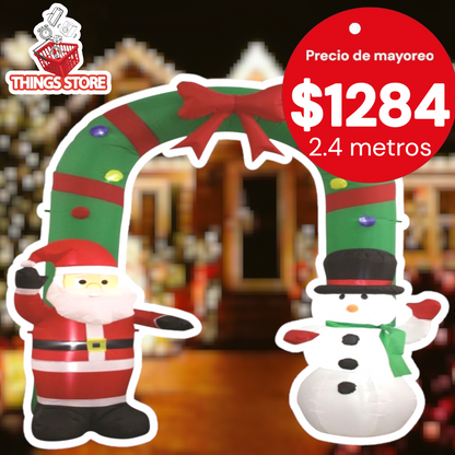 Arco navideño inflable
