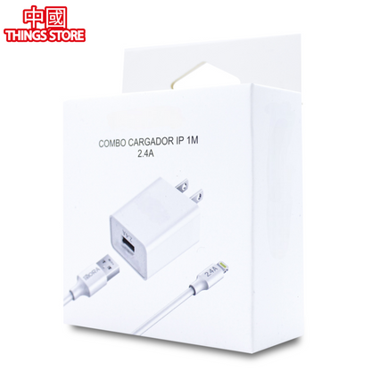 Combo cargador USB a IPH