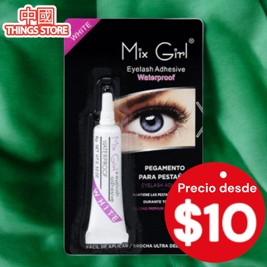 Pegamento para pestañas blanco