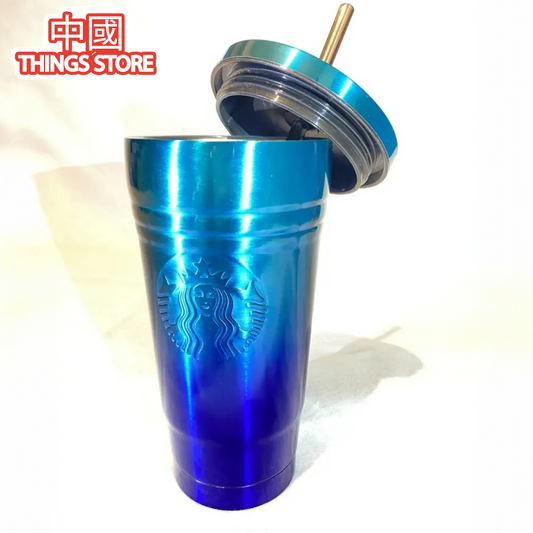 Vaso Starbucks metálico