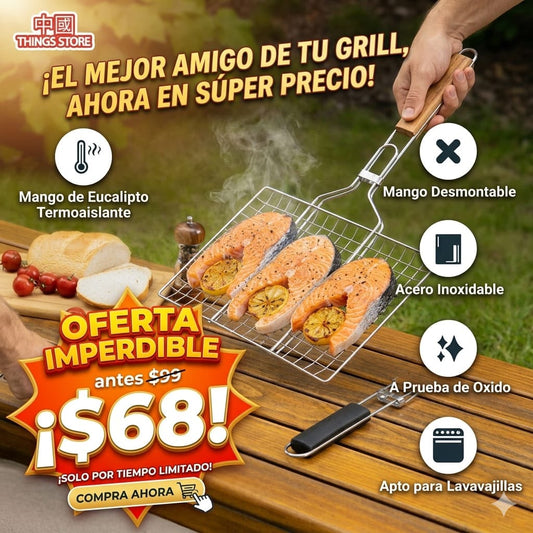 Pinza para parrilla