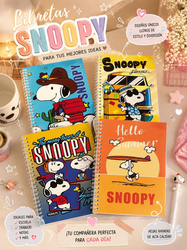 Libreta snoopy 🐾