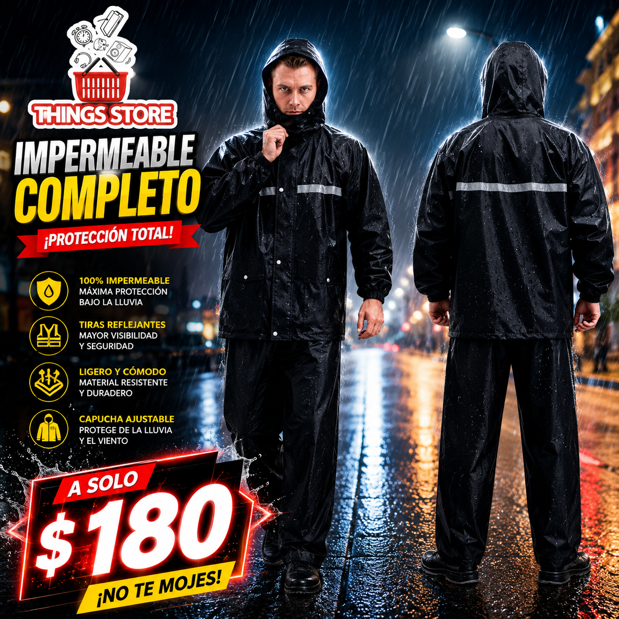 IMPERMEABLE CON PANTALON