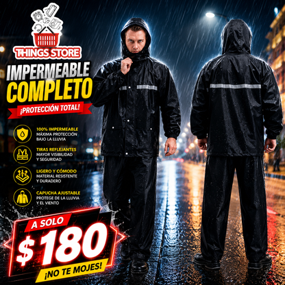 IMPERMEABLE CON PANTALON