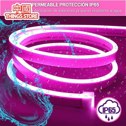 Tira led neón con eliminador