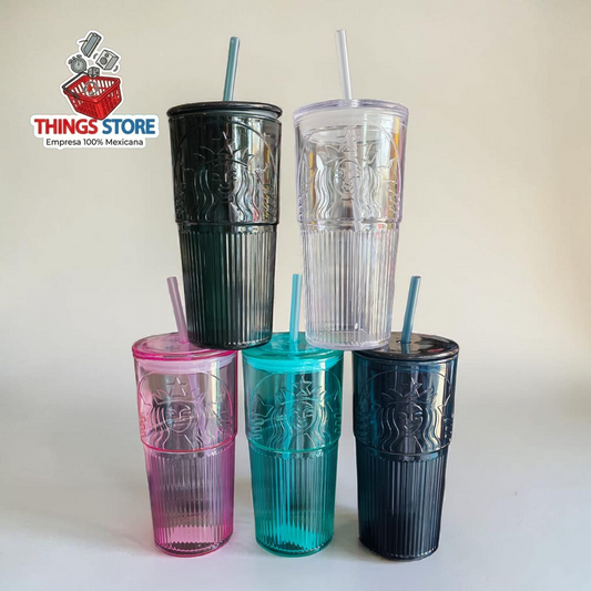 Vaso Starbucks transparente