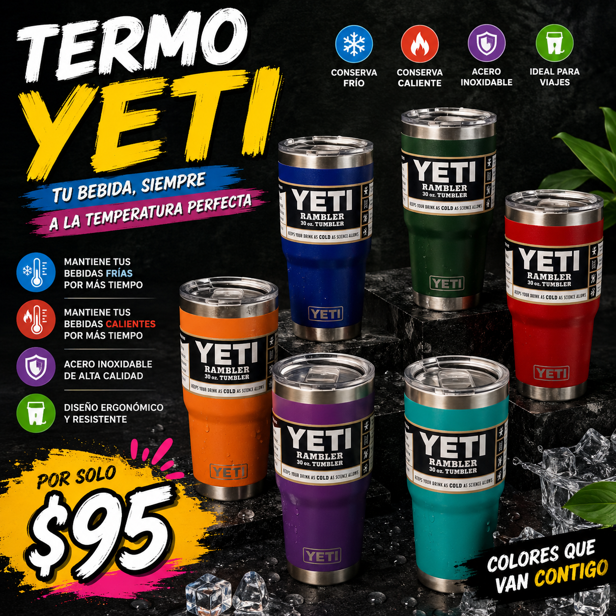 Termo YETI replica