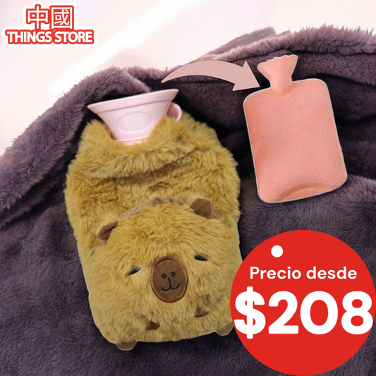 Peluche de capibara para cólicos