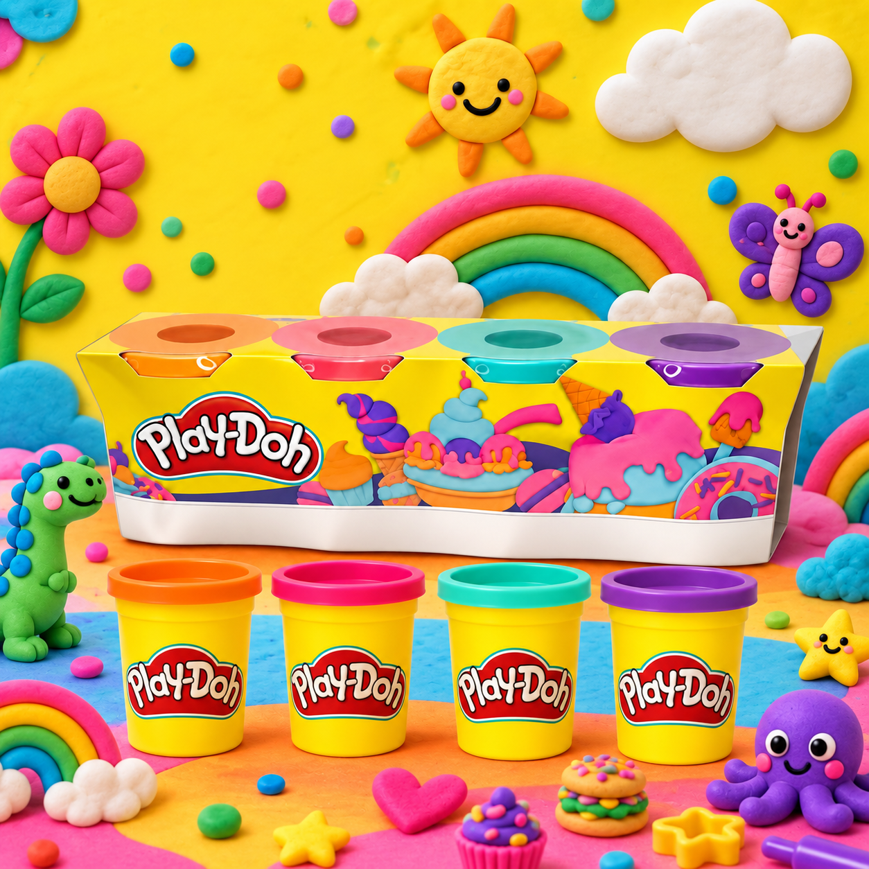 Plastilina play-doh 🪱