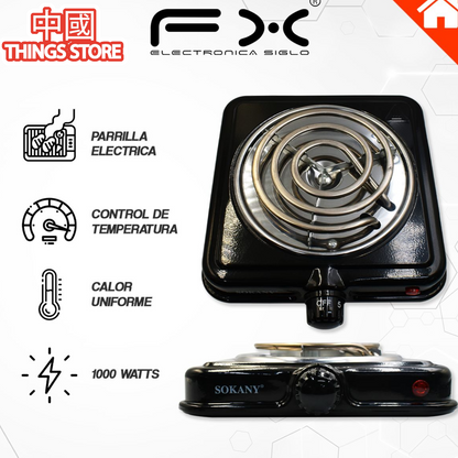 Parrilla eléctrica resistencia