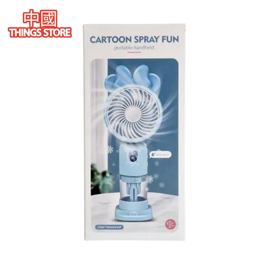 Ventilador mini con humidificador