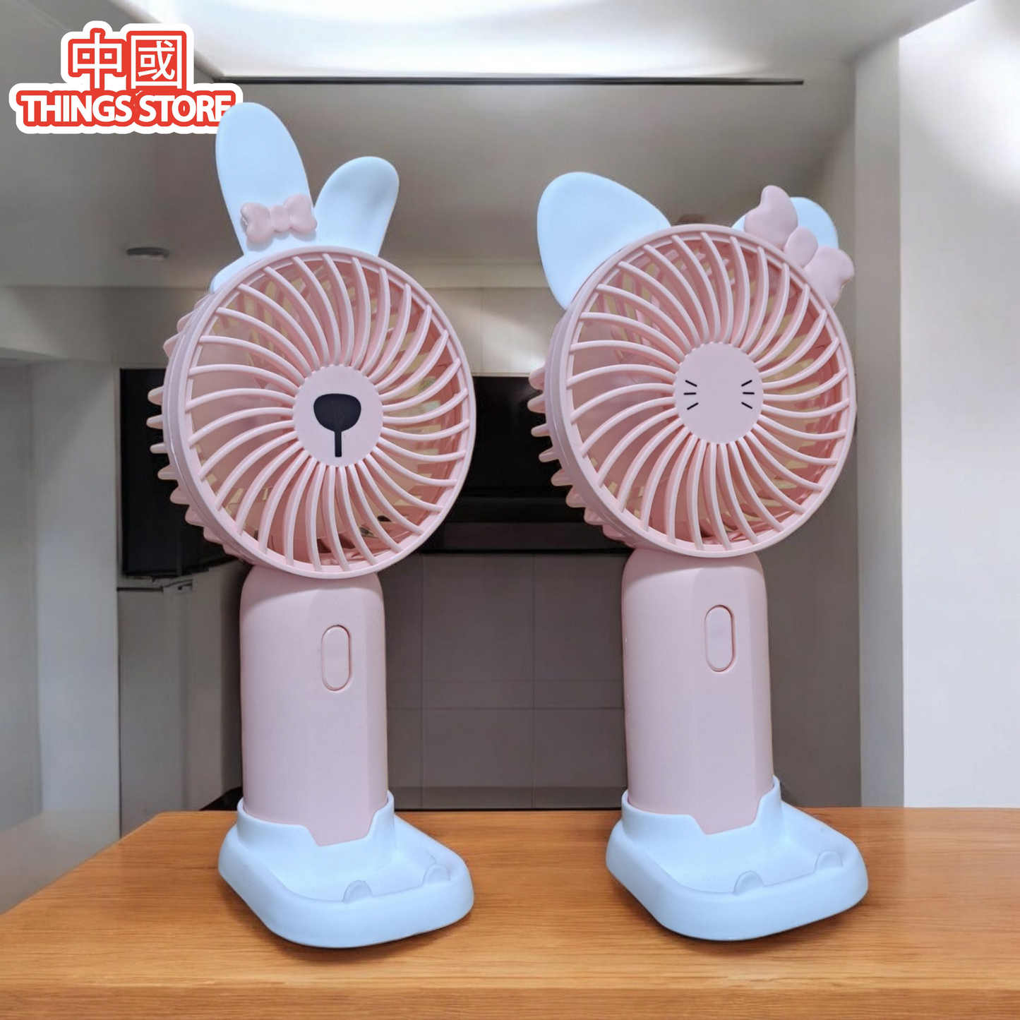 Ventilador de mano de kitty