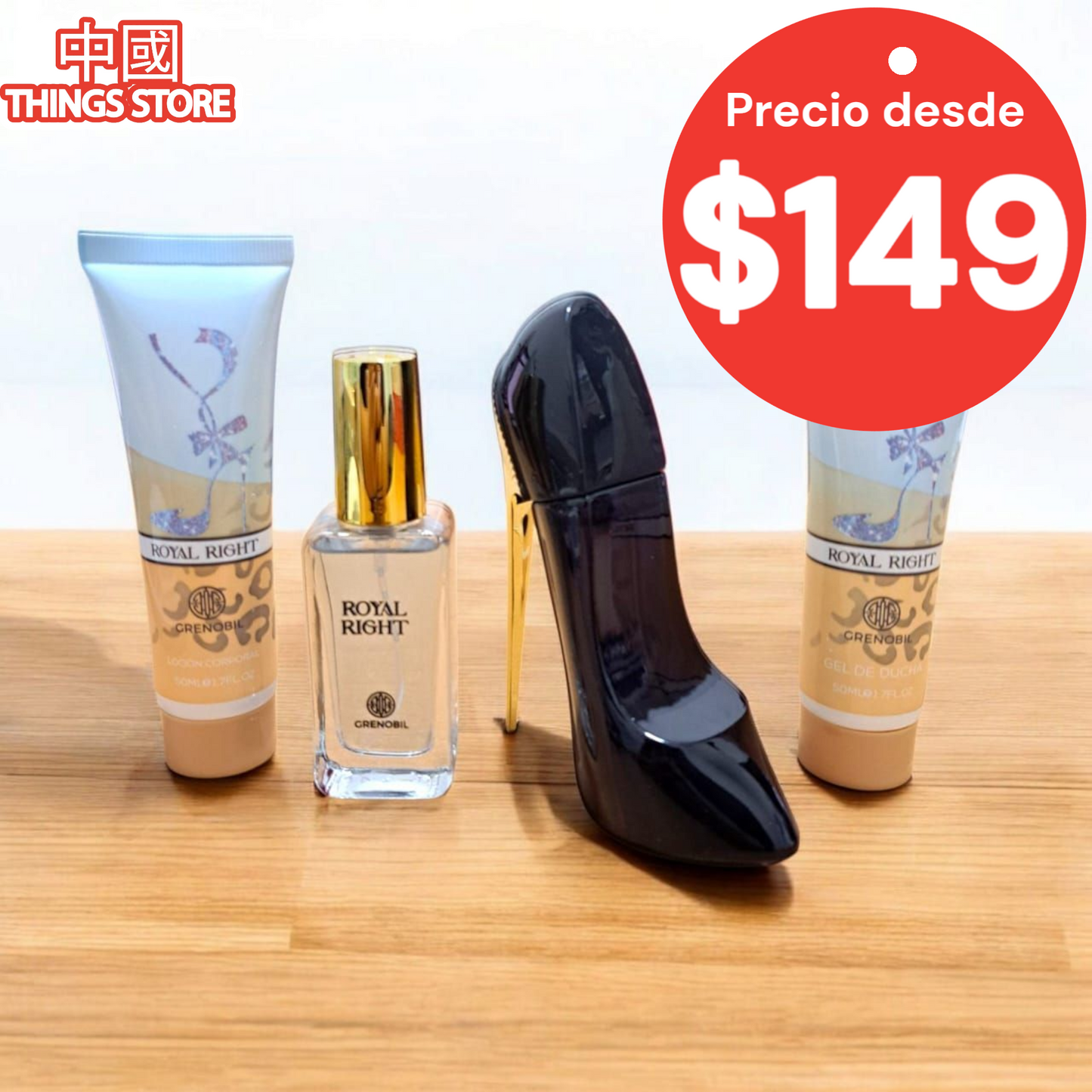 Set de perfumes 4pz CaH