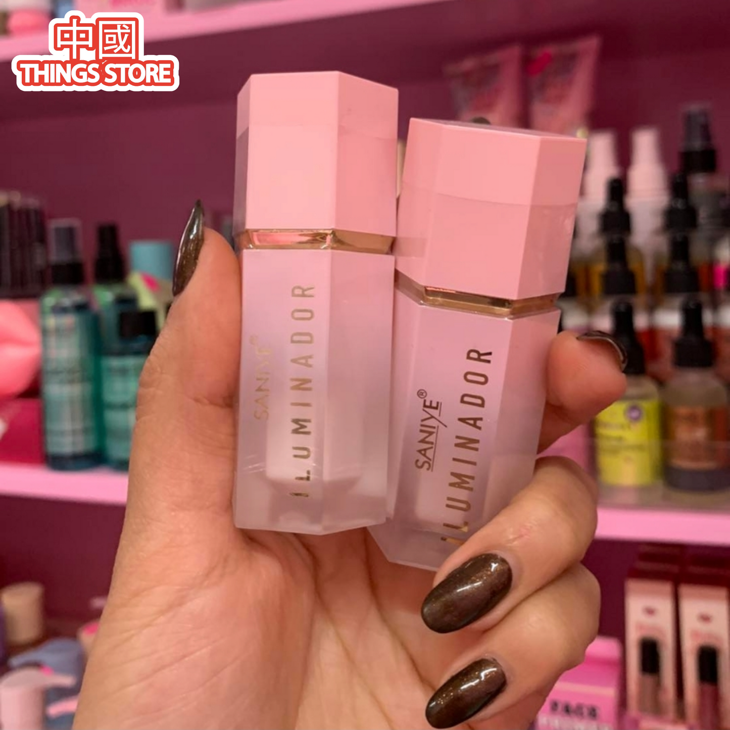 Iluminador con esponja