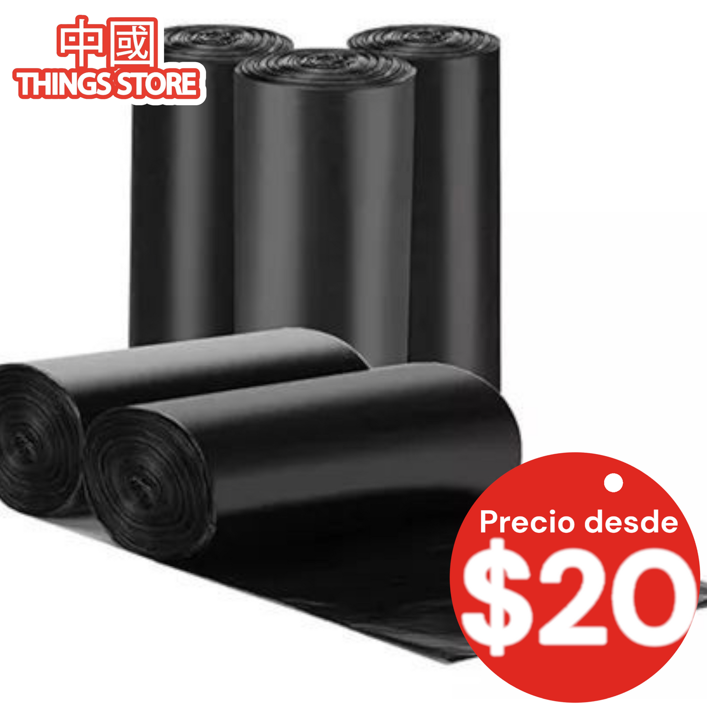 Rollo de bolsa para basura 50X60cm