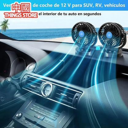 Ventilador de coche 2 en 1