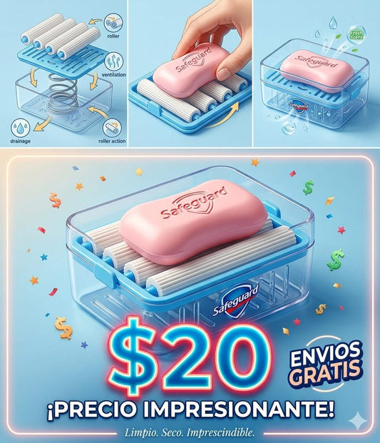 Dispensador de jabón en barra