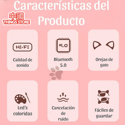 Audifonos de gato