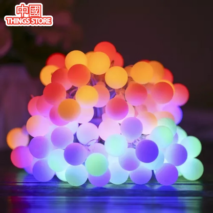 Seria de luz en bola 10metros