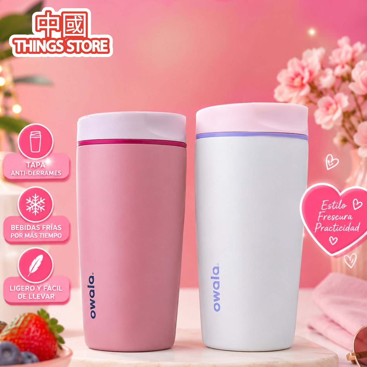 Termo owala 20oz 🌸