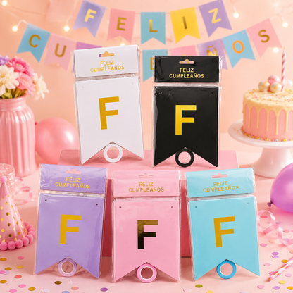 Letrero de feliz cumpleaños 🎉