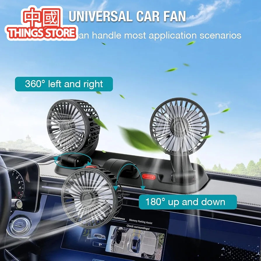 Ventilador de coche 3 en 1