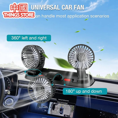 Ventilador de coche 3 en 1