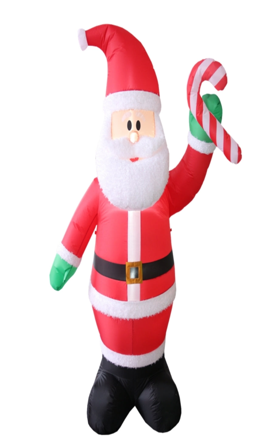 Muñeco inflable de santa