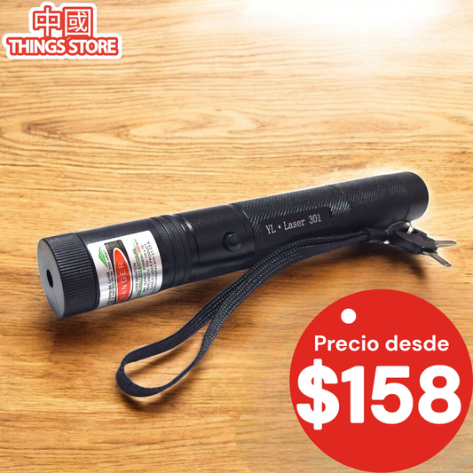 Puntero laser color verde recargable