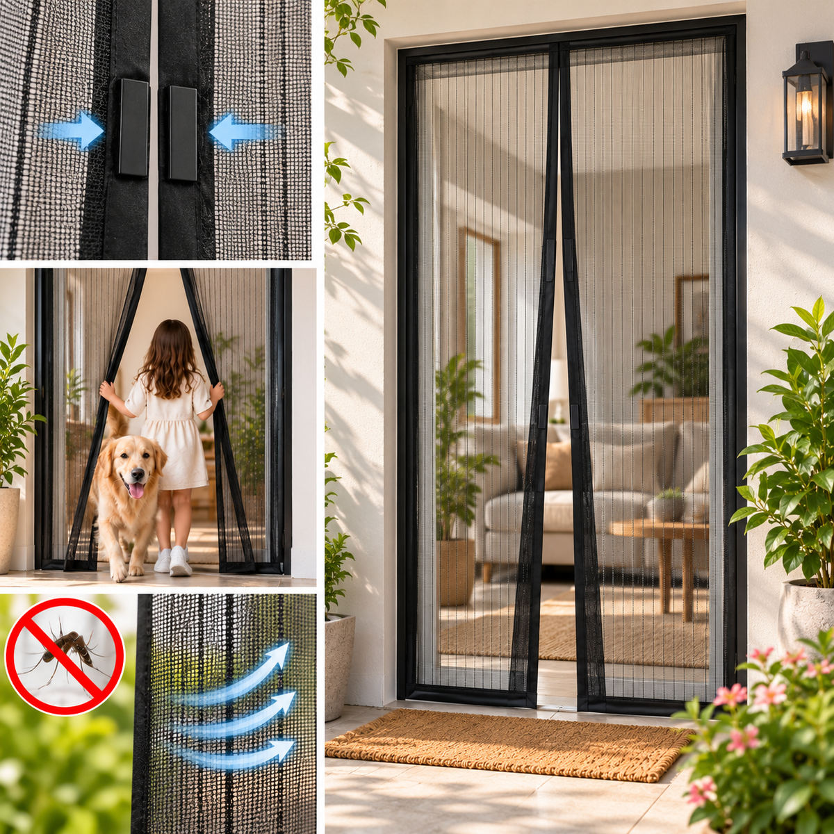 Mosquitero para puerta 🚪