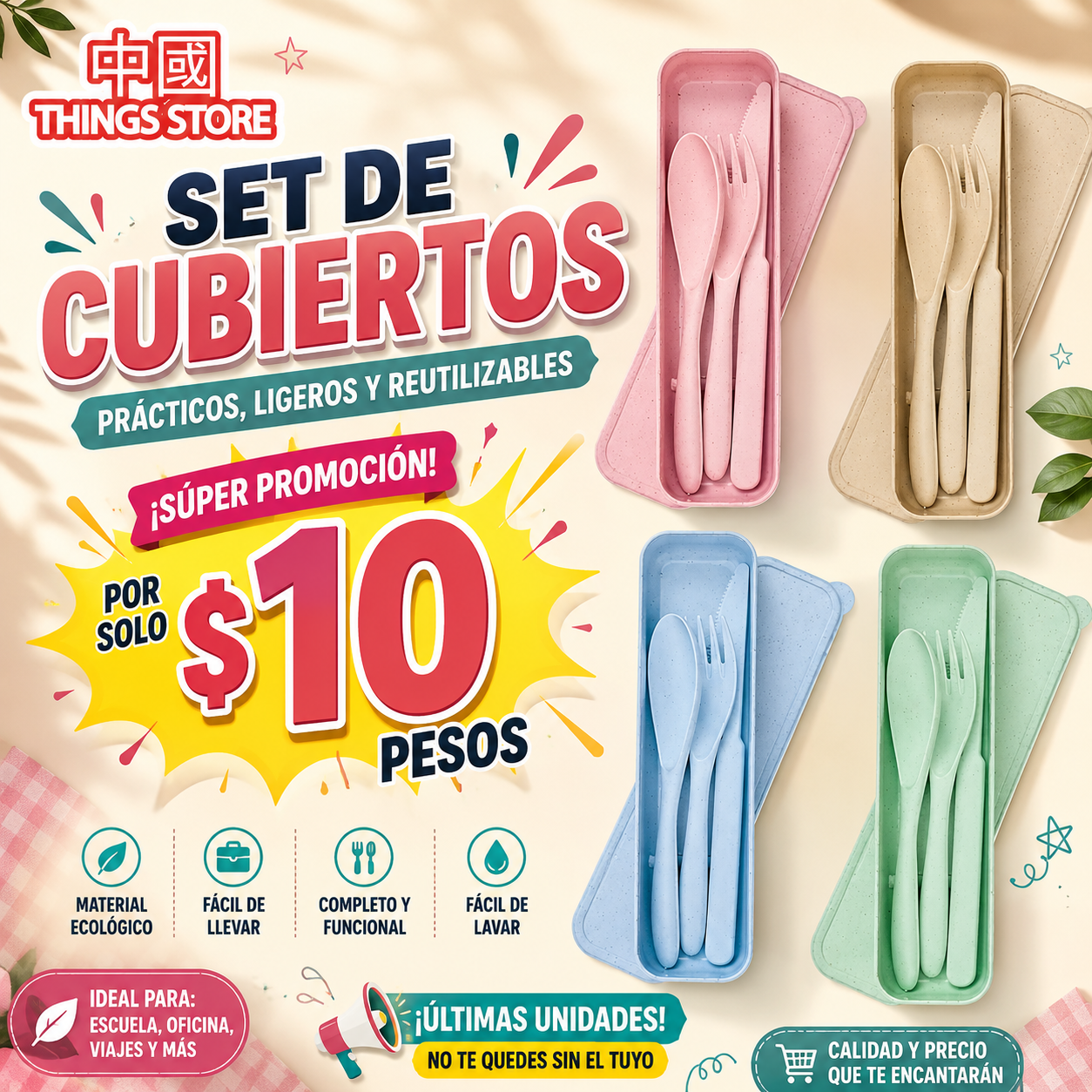 Set de cubiertos 🍴