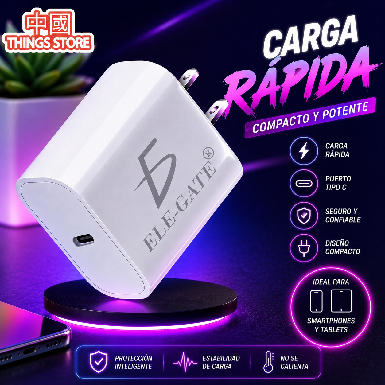 Cubo tipo c 30w 🔥
