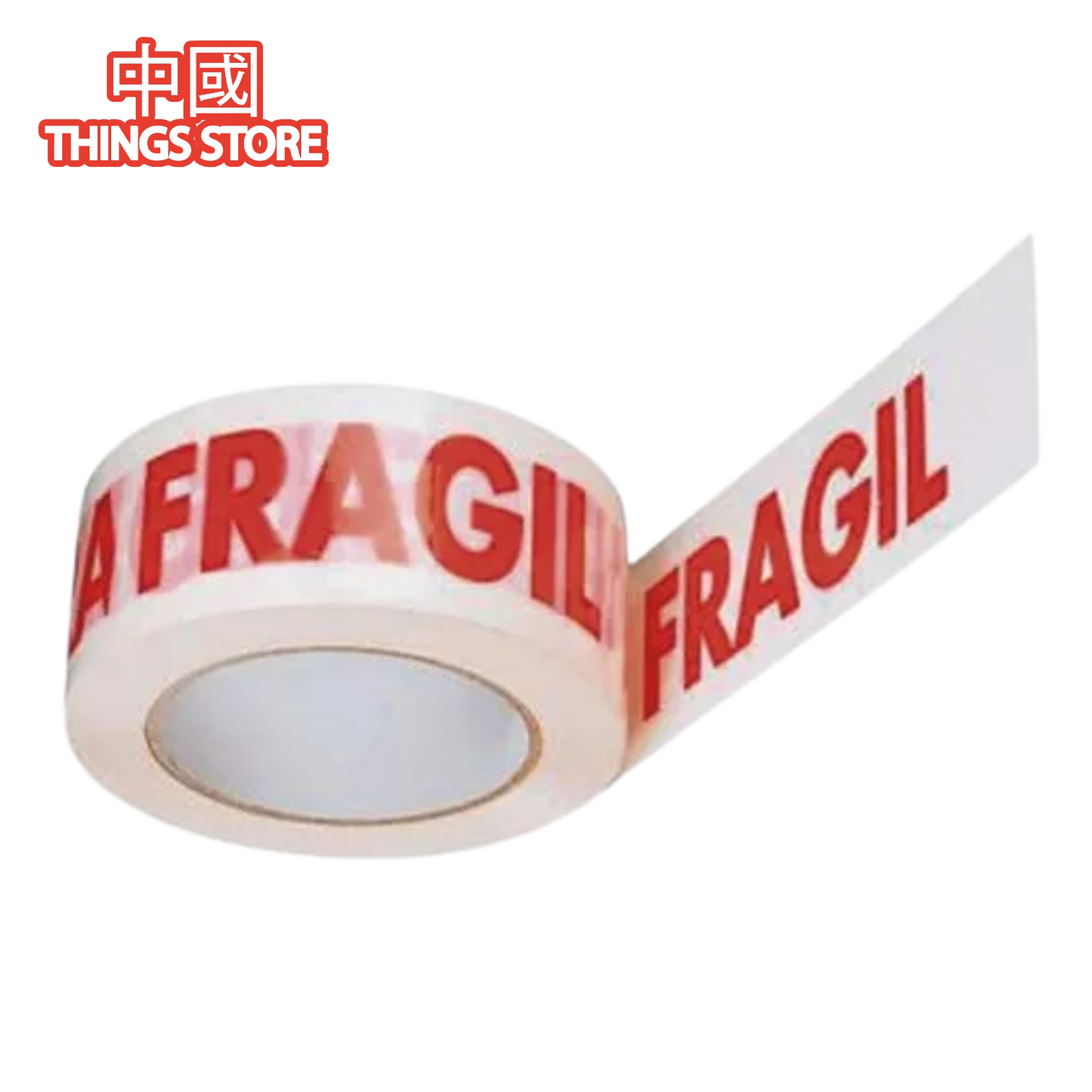 Cinta fragil blanca